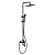 Душевая система с смесителем и торопическим душем, с изливом черн (латунь) L2481B LEDEME