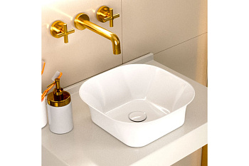 Умывальник накладной квадратный POINT Ника 31  PN43081