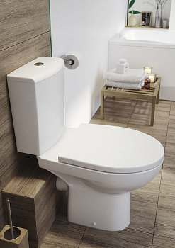 Унитаз-компакт CERSANIT Nature New Clean On 011, крышка дюропласт, микролифт